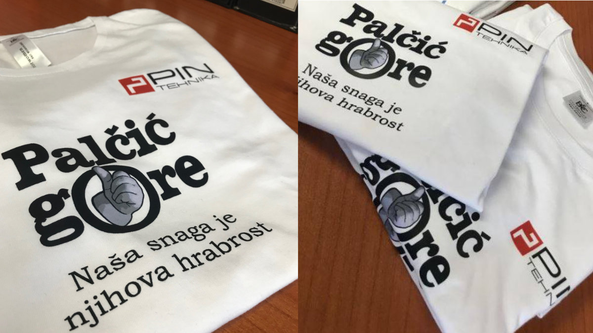 Nove uniforme Pin tehnike - Palčić gore